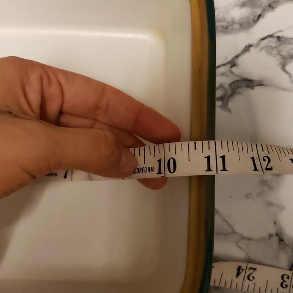 𝅺Denby Stoneware Greenwheat Oven Dish with cover and handle vintage like new - Picture 9 of 11